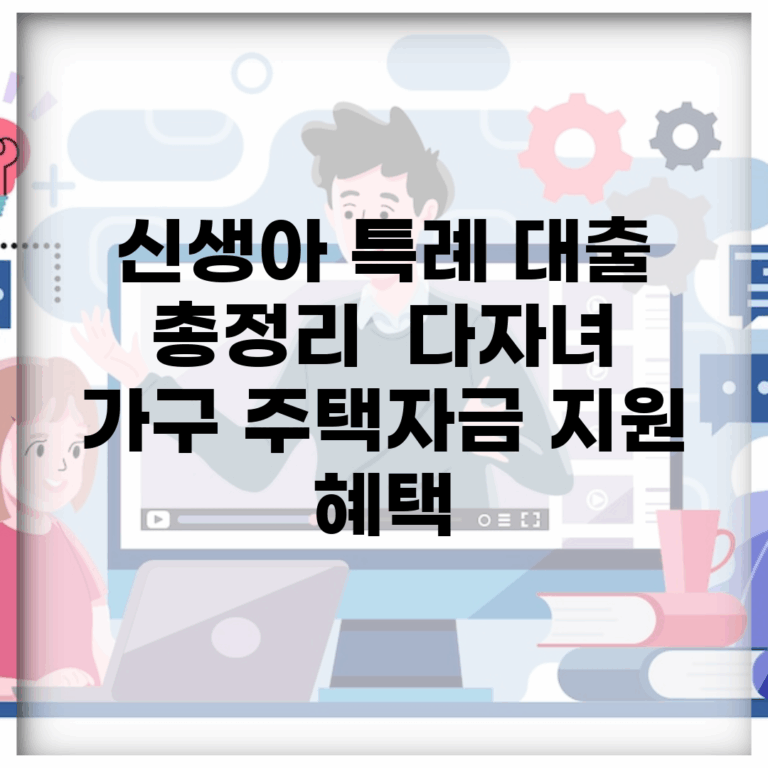 신생아 특례 대출 총정리 | 다자녀 가구 주택자금 지원 혜택