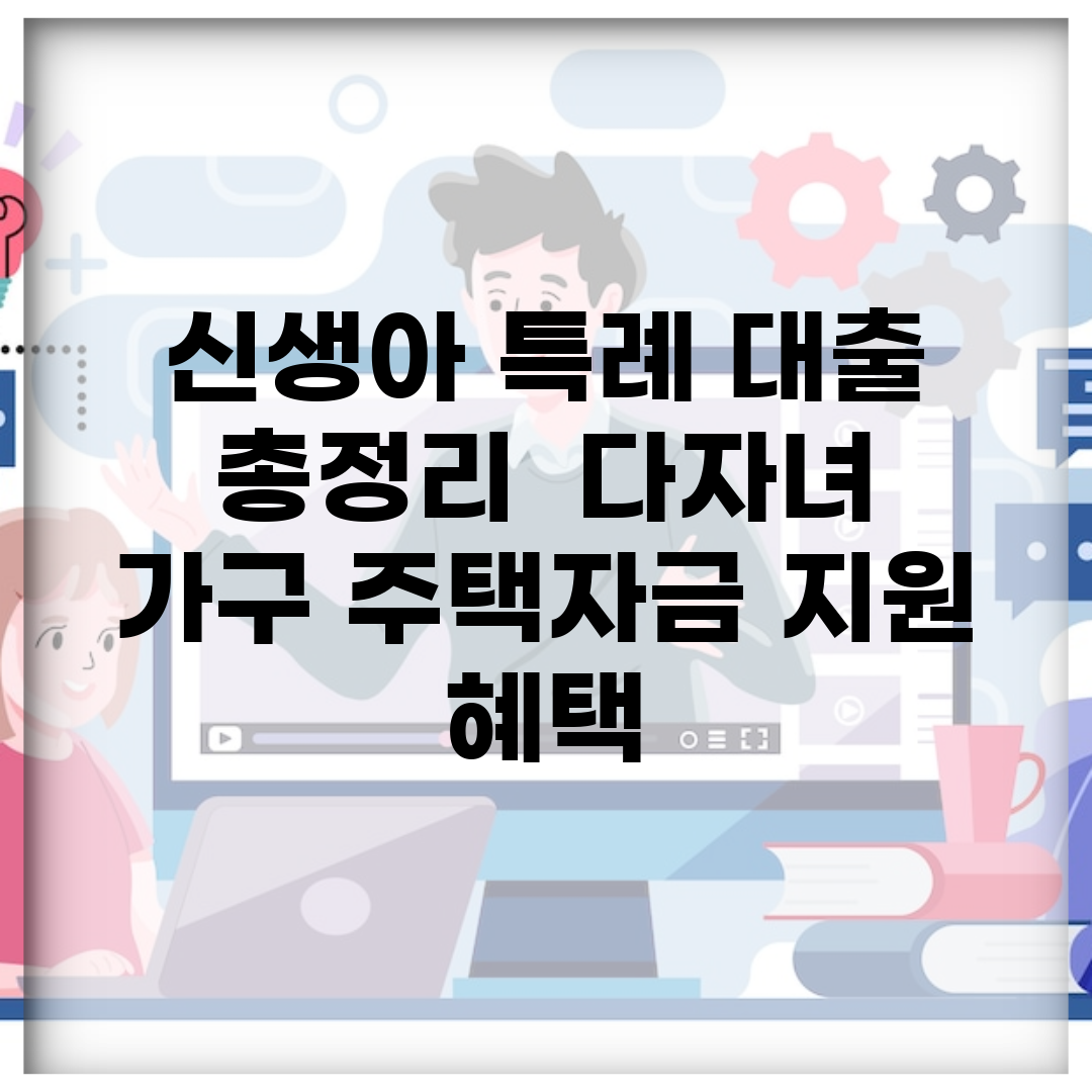 신생아 특례 대출 총정리 | 다자녀 가구 주택자금 지원 혜택