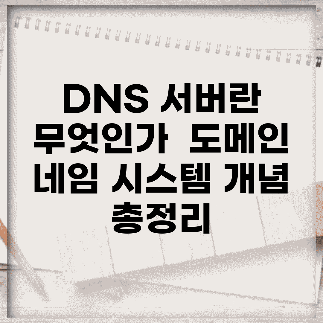 DNS 서버란 무엇인가 | 도메인 네임 시스템 개념 총정리