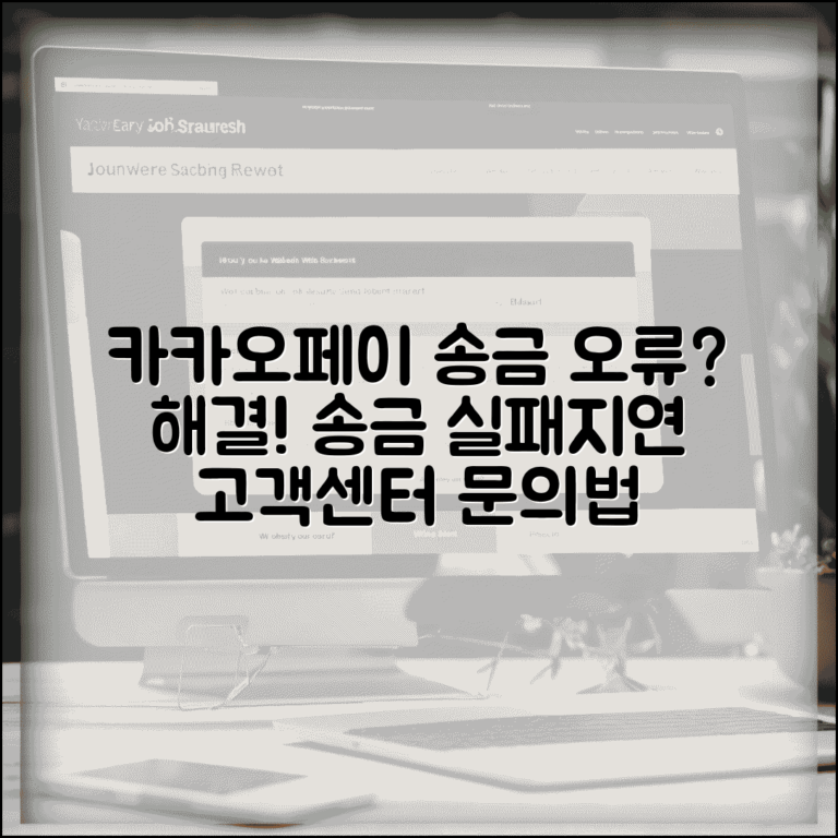 카카오페이 송금받기 오류 해결 | 송금 실패나 입금 지연시 고객센터 문의 방법