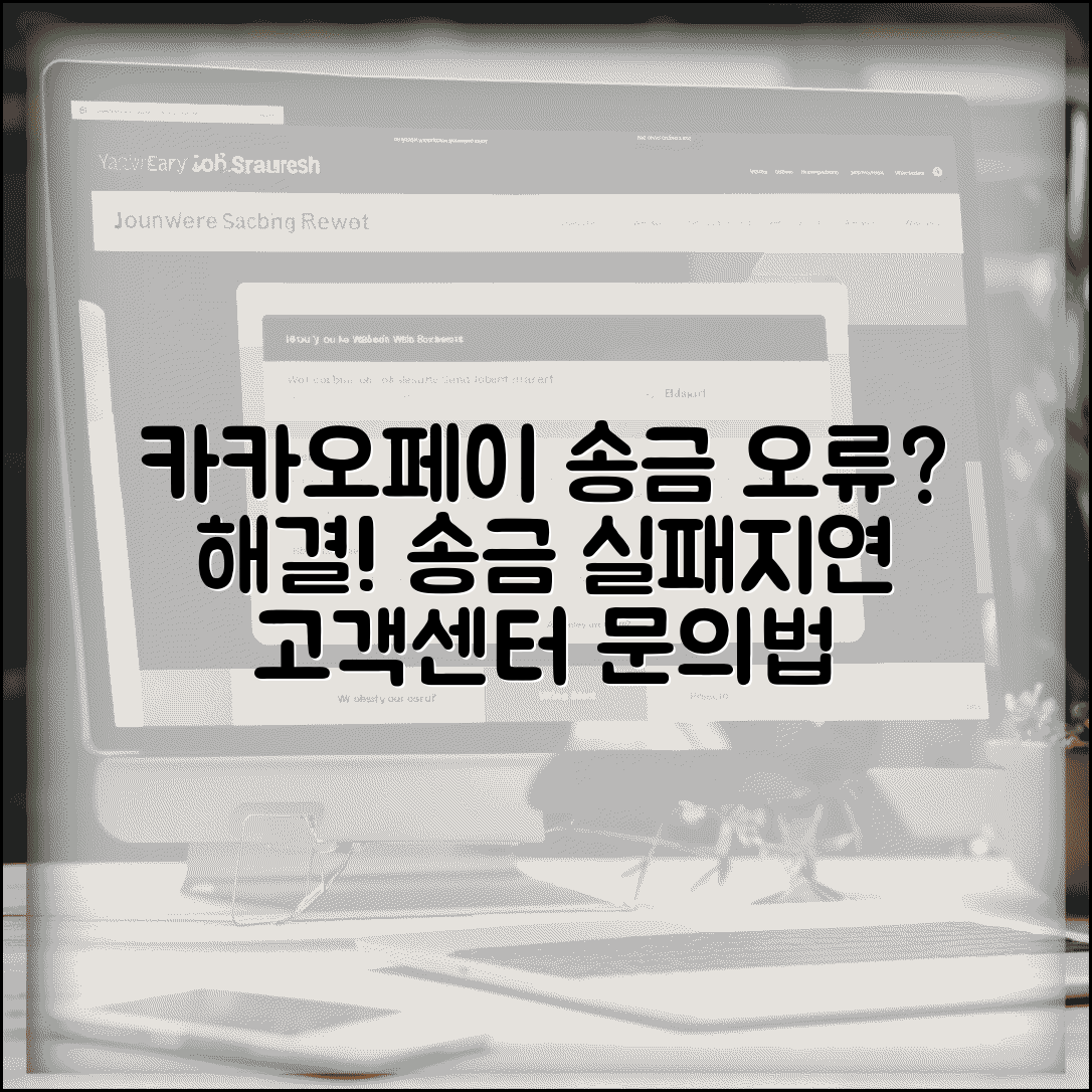 카카오페이 송금받기 오류 해결 | 송금 실패나 입금 지연시 고객센터 문의 방법