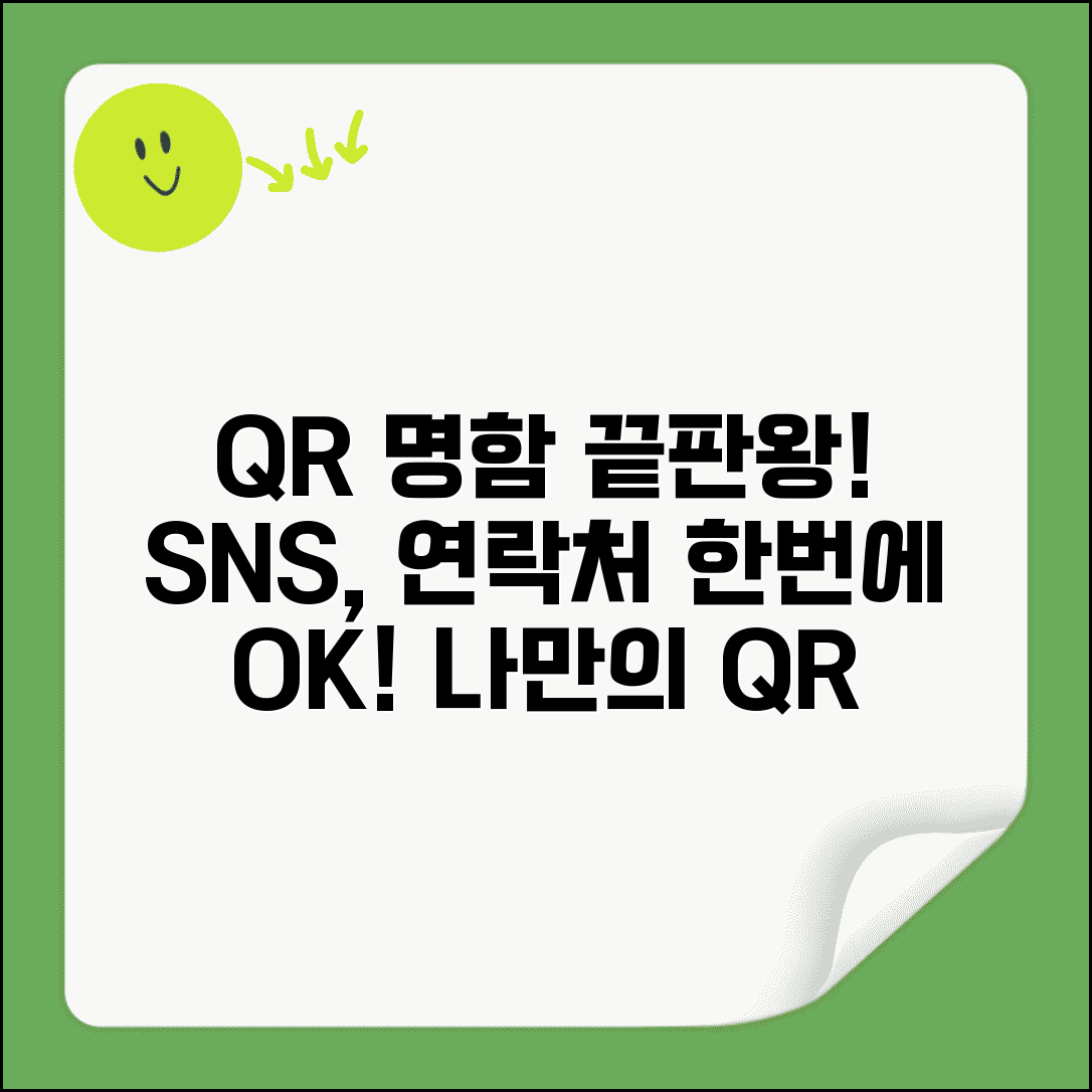 QR코드 만들기 비즈니스 카드용 | 명함에 들어갈 연락처 SNS 정보 QR코드로 생성