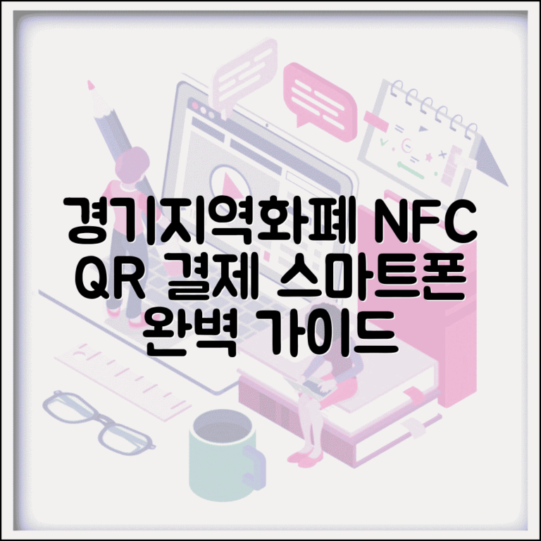 경기지역화폐 모바일결제 | 스마트폰 NFC QR 결제 완벽 가이드