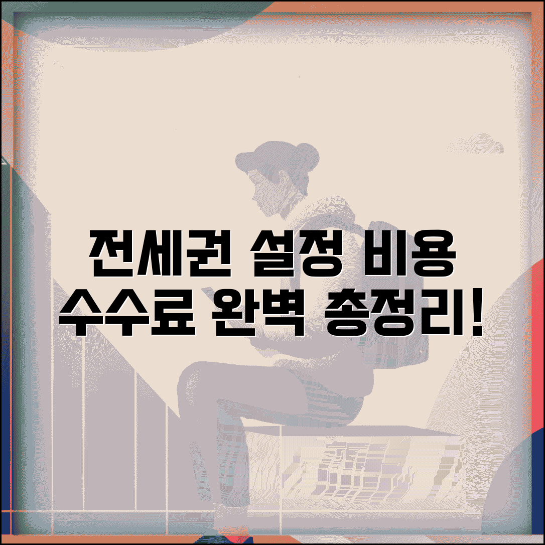 전세권설정 비용 및 수수료 | 전세권 설정비용 총정리 완벽가이드