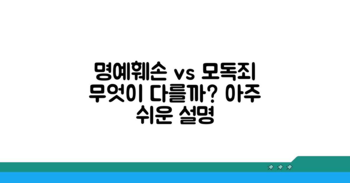 명예훼손과 모독죄, 무엇이 다를까?