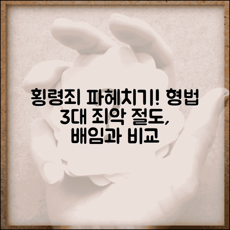 횡령죄 성립요건 상세 해설 | 횡령죄 vs 배임죄 vs 절도죄 비교 분석