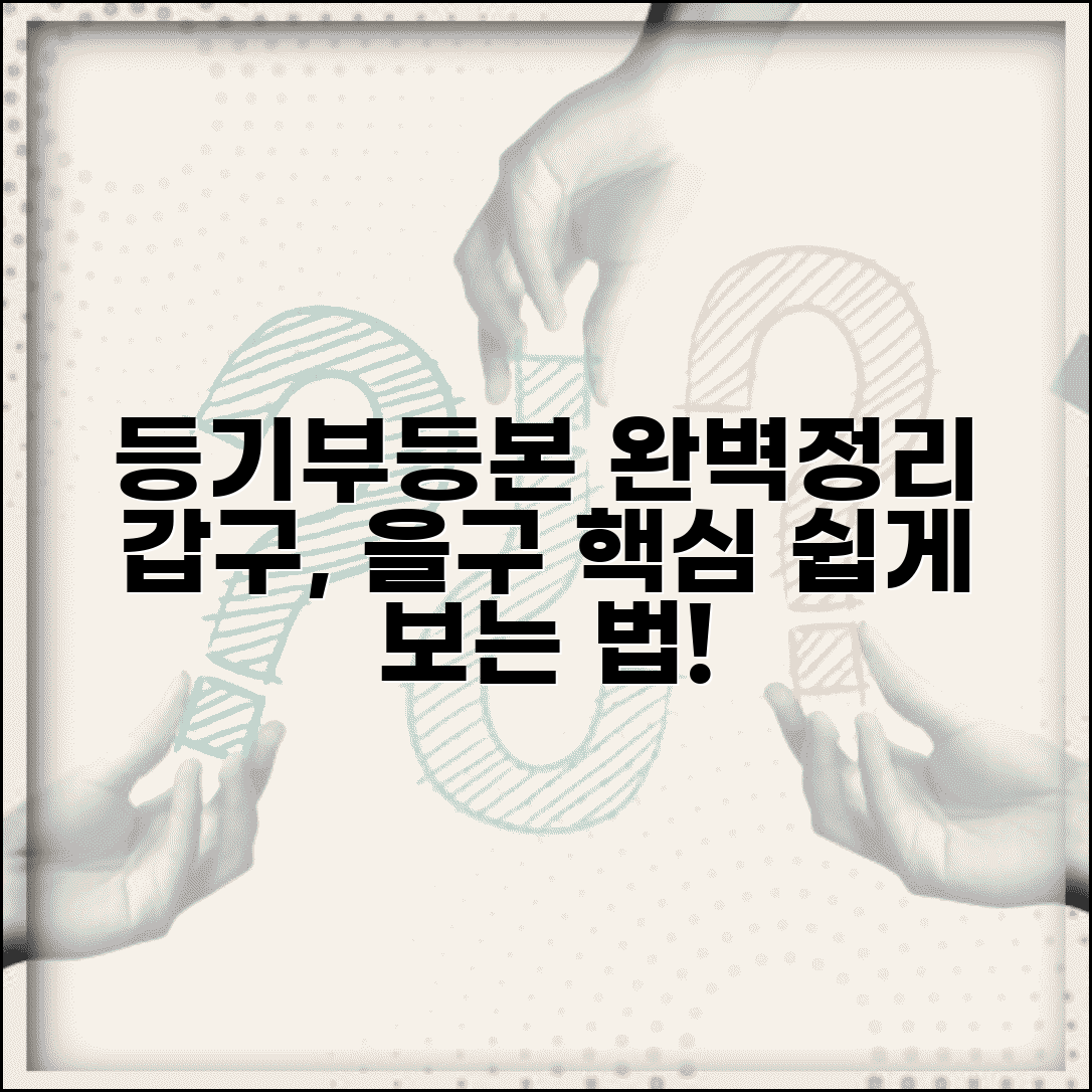 등기부등본 보는 방법 완벽정리 | 등기부 갑구 을구 의미