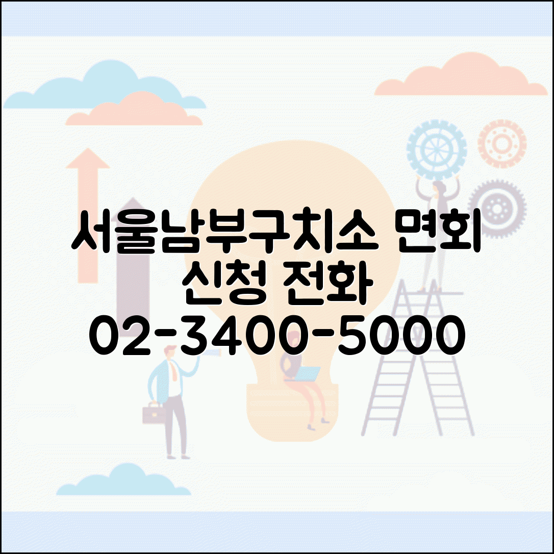서울남부구치소 전화번호 02-3400-5000 | 서울 남부 구치소 미결수용자 가족 면회 신청