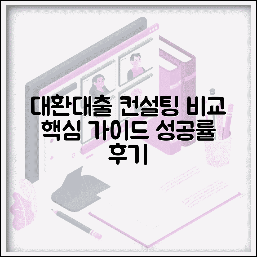 대환대출 컨설팅대부 업체 비교 | 서비스 내용 | 수수료 | 성공률 | 후기 | 선택 기준