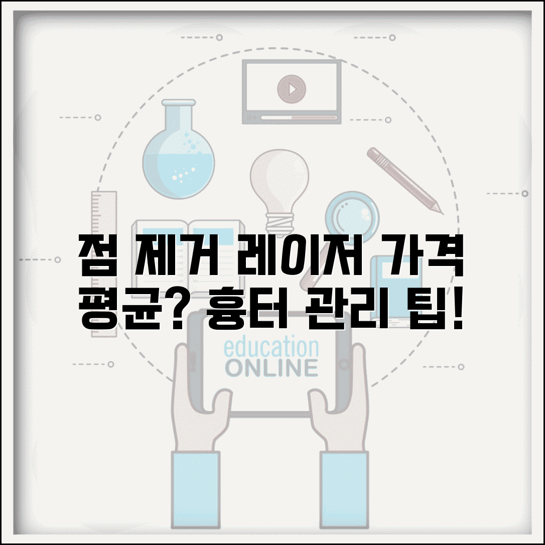 점 제거 레이저 비용 가격 1개 평균 | 점 빼기 흉터 관리 주의사항