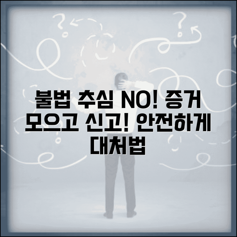 불법추심 대응 방법 | 증거 수집 및 신고 절차 안내