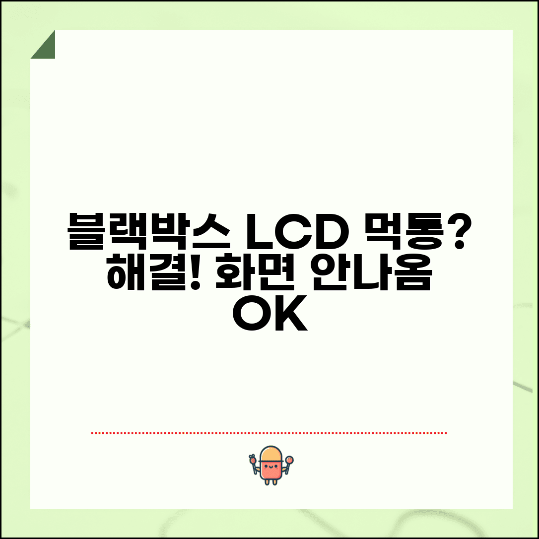 블랙박스 화면 안나옴 해결 | 블랙박스 LCD 먹통 오류