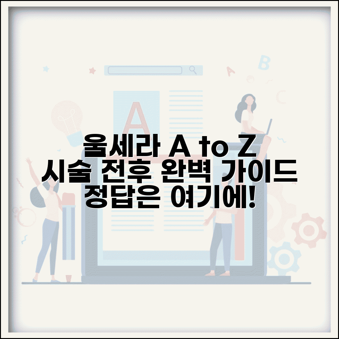 울세라 시술 과정 완벽 가이드 | 준비사항부터 회복기간까지 | 시술 당일 체크리스트
