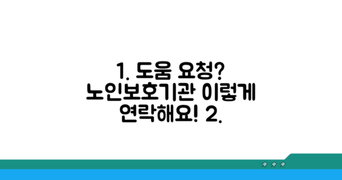 노인보호전문기관 연락 방법과 절차