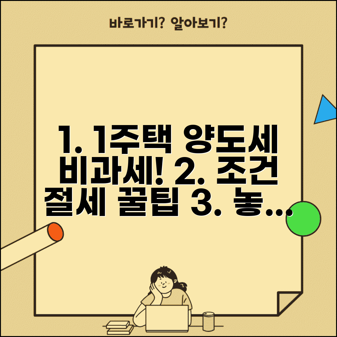 양도소득세 비과세요건 | 비과세 조건 | 1가구1주택 | 거주 요건 | 보유 기간 | 신고 방법 | 절세 전략