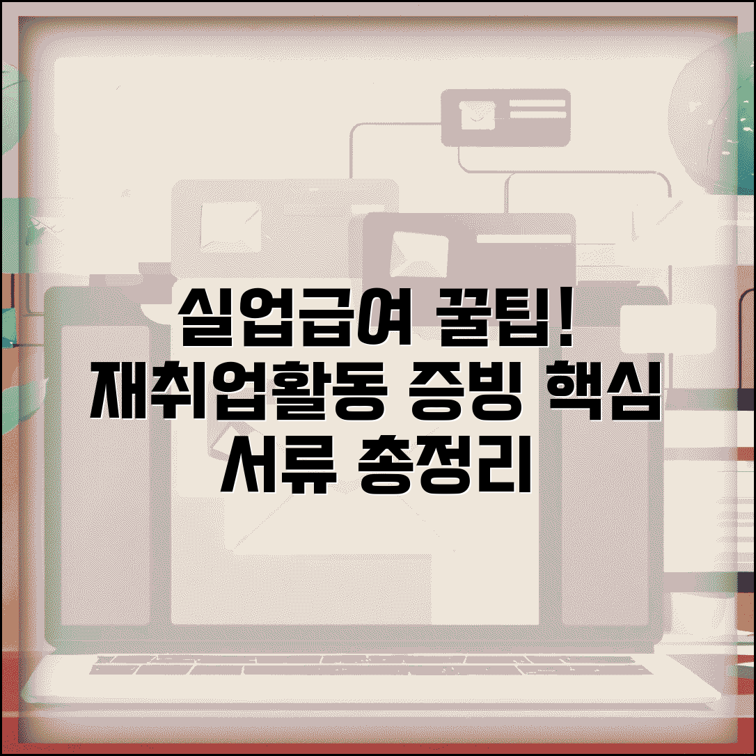 재취업활동 증빙자료 준비법 | 실업급여 재취업활동 인정 서류
