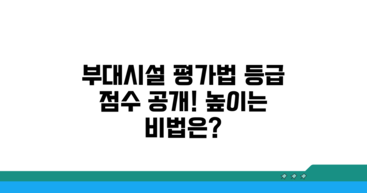 부대시설 등급, 점수 어떻게 매길까?