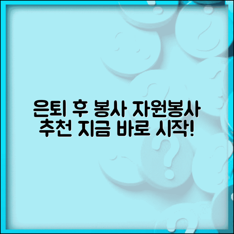 노후 봉사 활동 추천 자원 봉사 시작 방법 | 은퇴 후 봉사 활동 참여