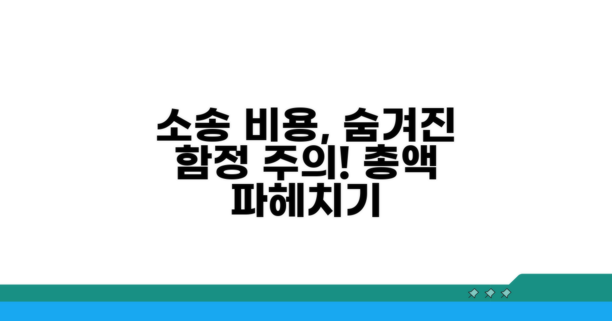 소송 비용과 숨겨진 추가 비용