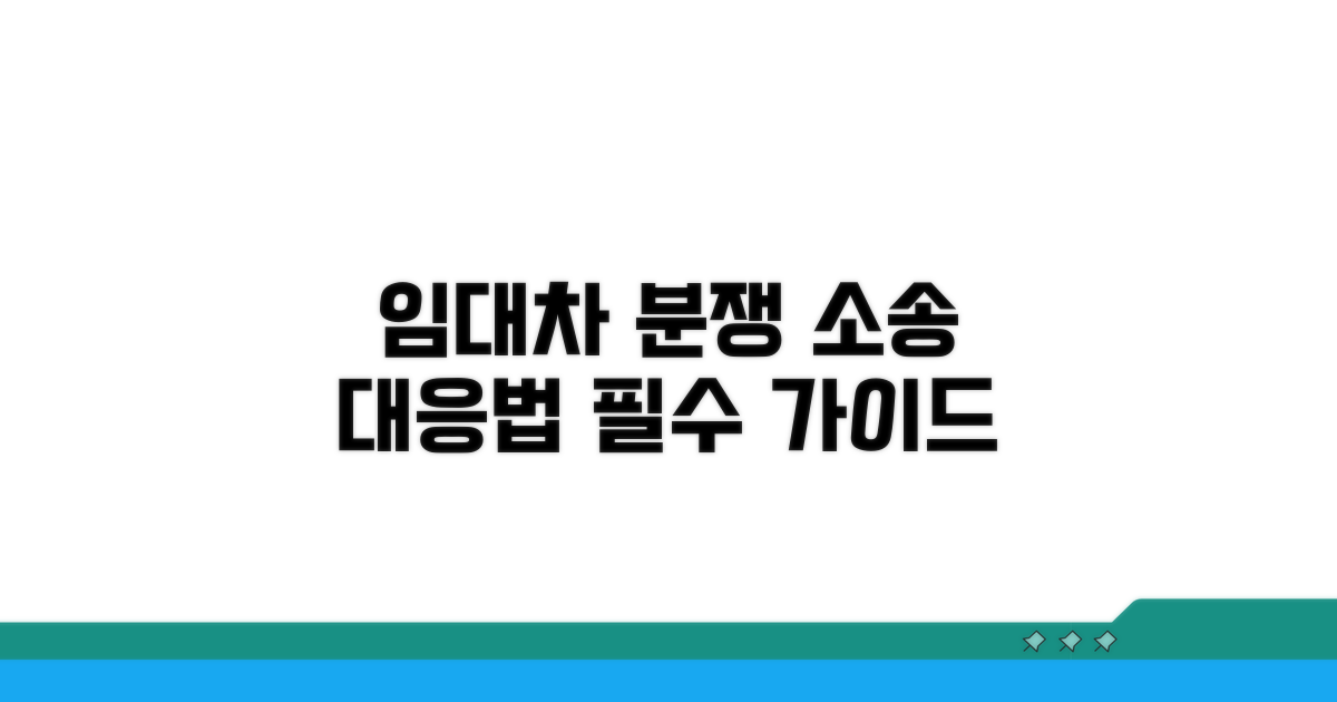 임대차 분쟁 조정 절차 및 소송 대응법
