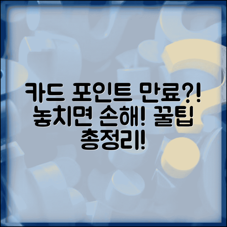 신용카드 포인트 이용기간 | 카드 포인트 유효기간 및 사용 꿀팁 총정리