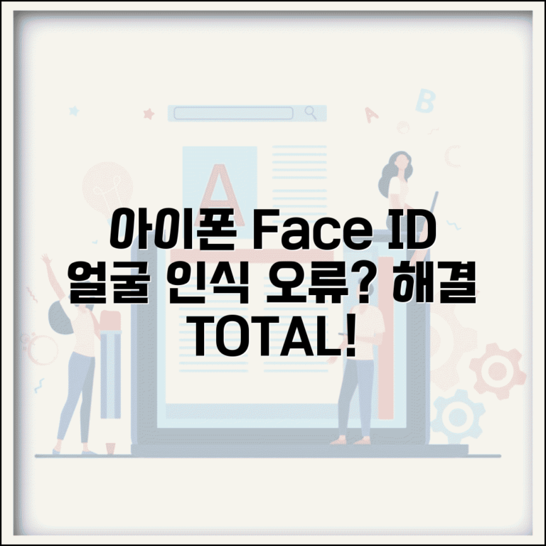 아이폰 페이스ID 실패 | 얼굴인식 안됨 Face ID 재설정 및 오류 해결 방법