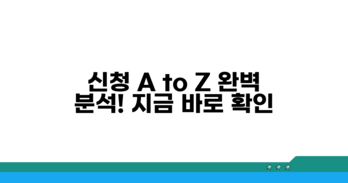 단계별 신청 절차 완벽 분석