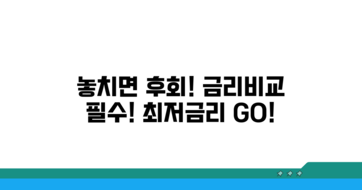 놓치면 후회! 금리 비교 필수 체크