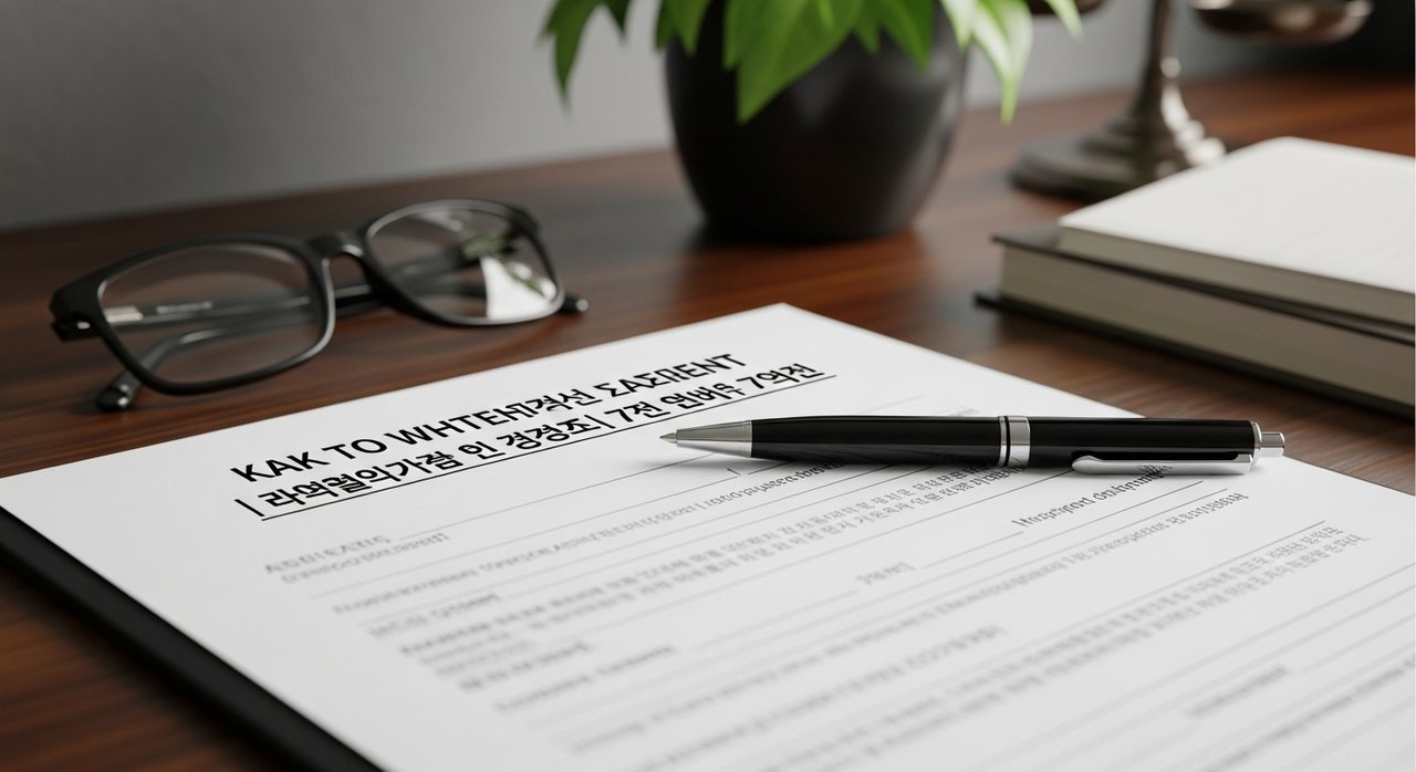 교통사고 발생상황 진술서 작성법 | 유리한 합의 7가지 요령