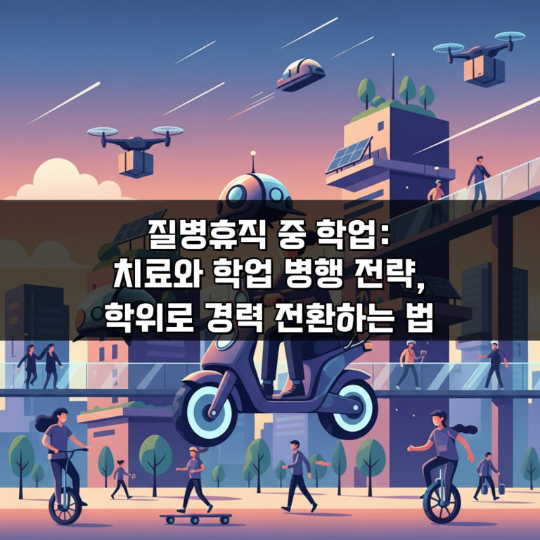 질병휴직 중 학업: 치료와 학업 병행 전략, 학위로 경력 전환하는 법
