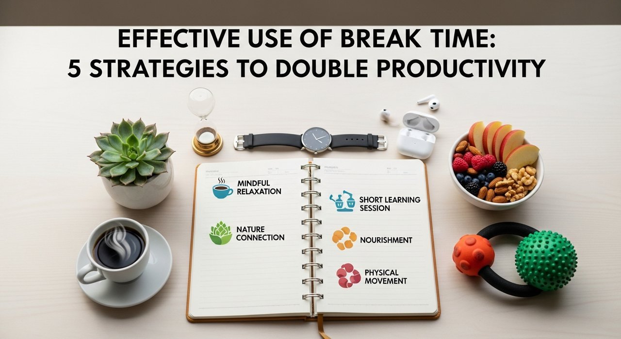 브레이크타임 효과적인 활용법: 생산성 2배 높이는 5가지 전략