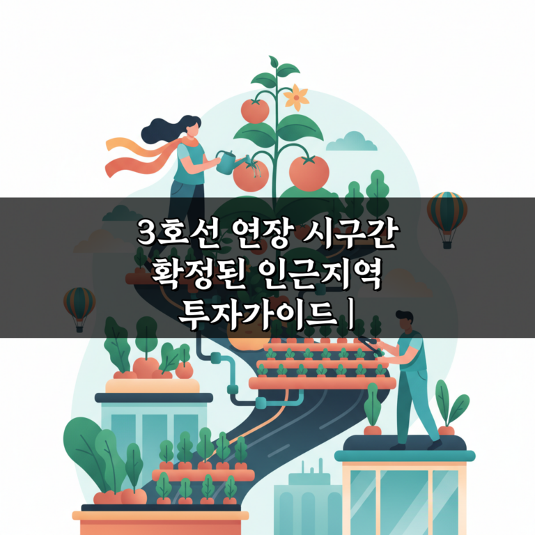 3호선 연장 시구간 확정된 인근지역 투자가이드 | 역세권개발, 상권전망, 투자전략 관련 정보