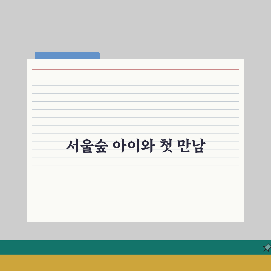 서울숲 놀거리 총정리 | 아이와 함께 즐기는 체험 코스 직접 해봤어요