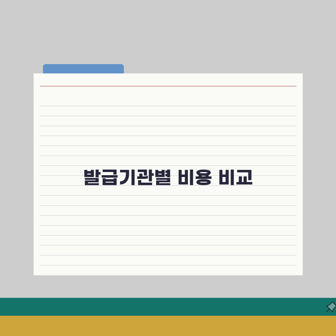 재발급 비용 | 발급기관별 요금비교 (+즉시발급, 일반발급, 우편발급) 꿀팁 공유해요!